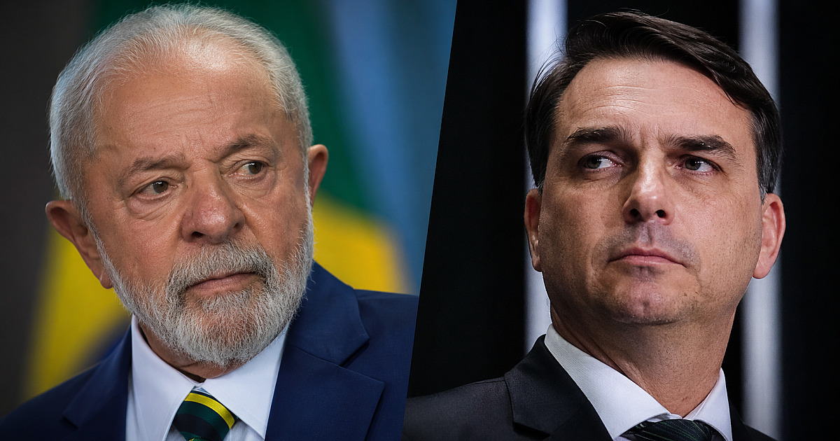 Lula lidera 1º turno e no 2º turno está numericamente à frente de Flávio Bolsonaro