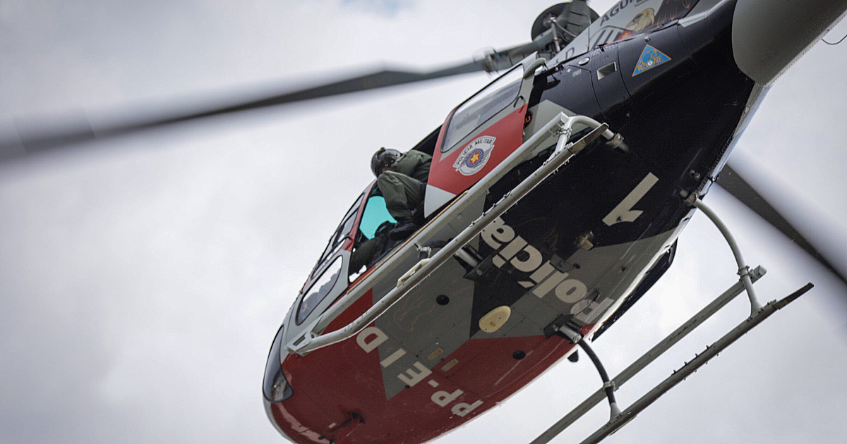 Helicóptero Águia ajuda a prender foragido em Barueri