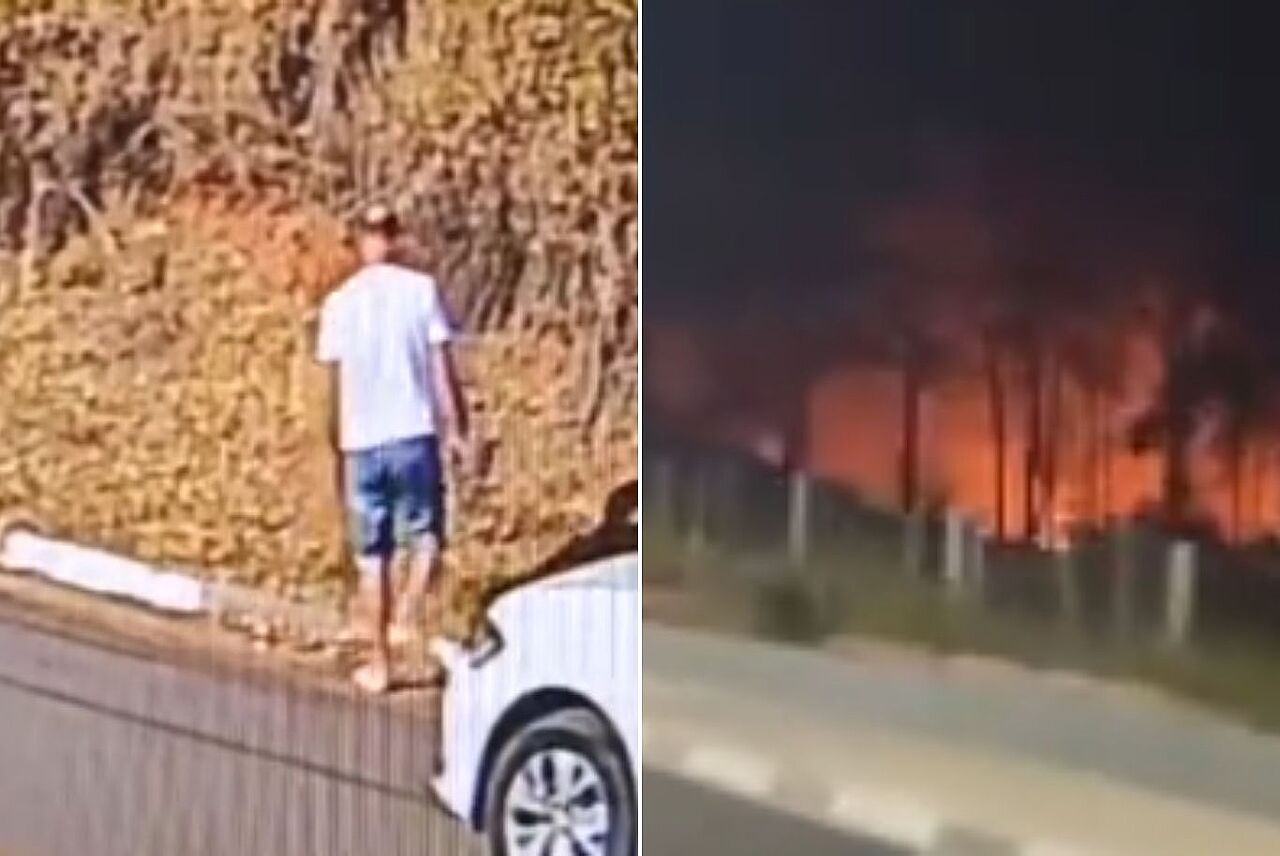 Homem é preso após suspeita de provocar incêndio no Suru, em Santana de Parnaíba