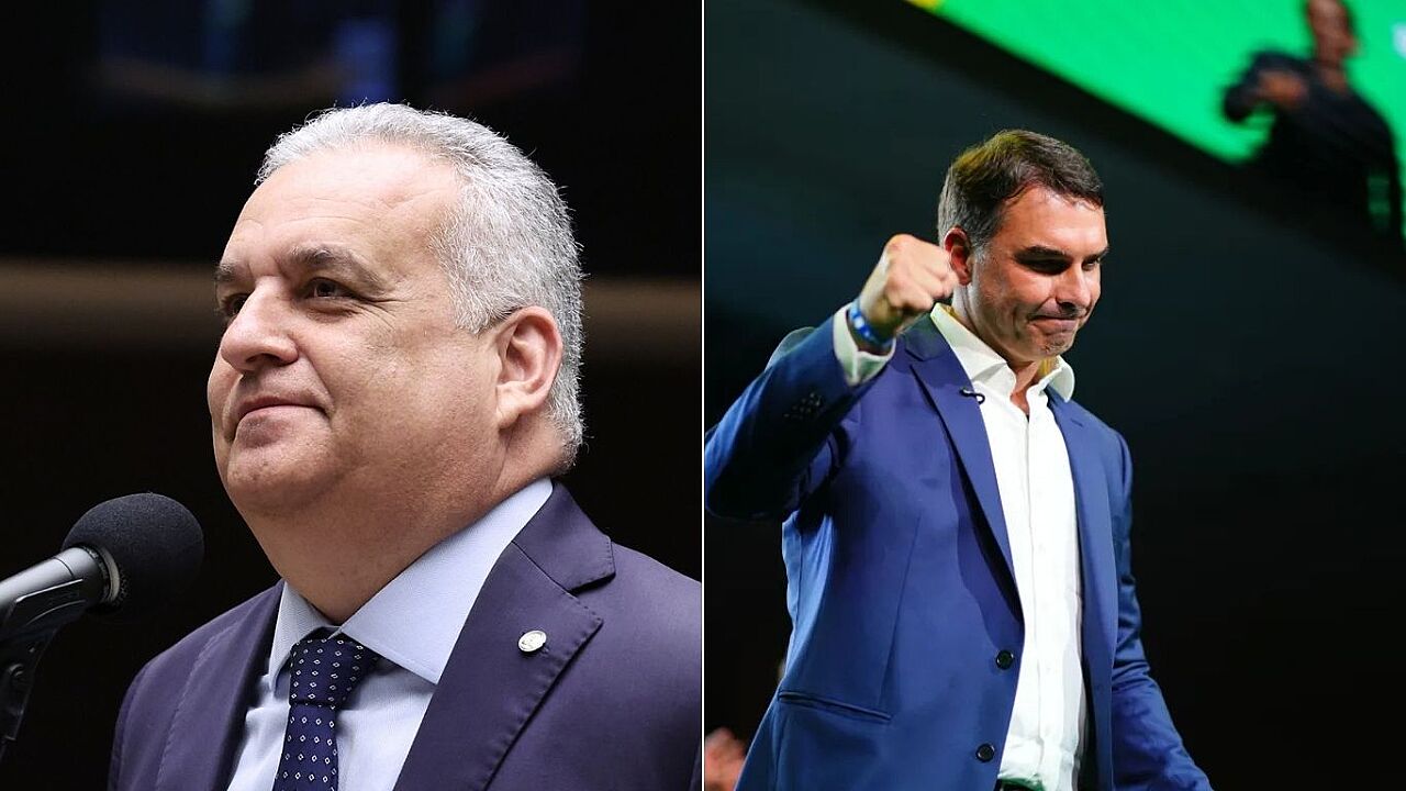 Flávio Bolsonaro anuncia Alfredo Gaspar como vice na disputa à Presidência