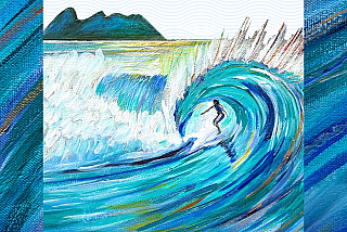 Artista de Alphaville assina identidade visual de etapa internacional da WSL