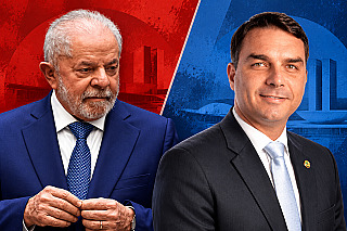 Atlas/Bloomberg: Flávio Bolsonaro tem 51,1% contra 45,7% de Lula no 2º turno