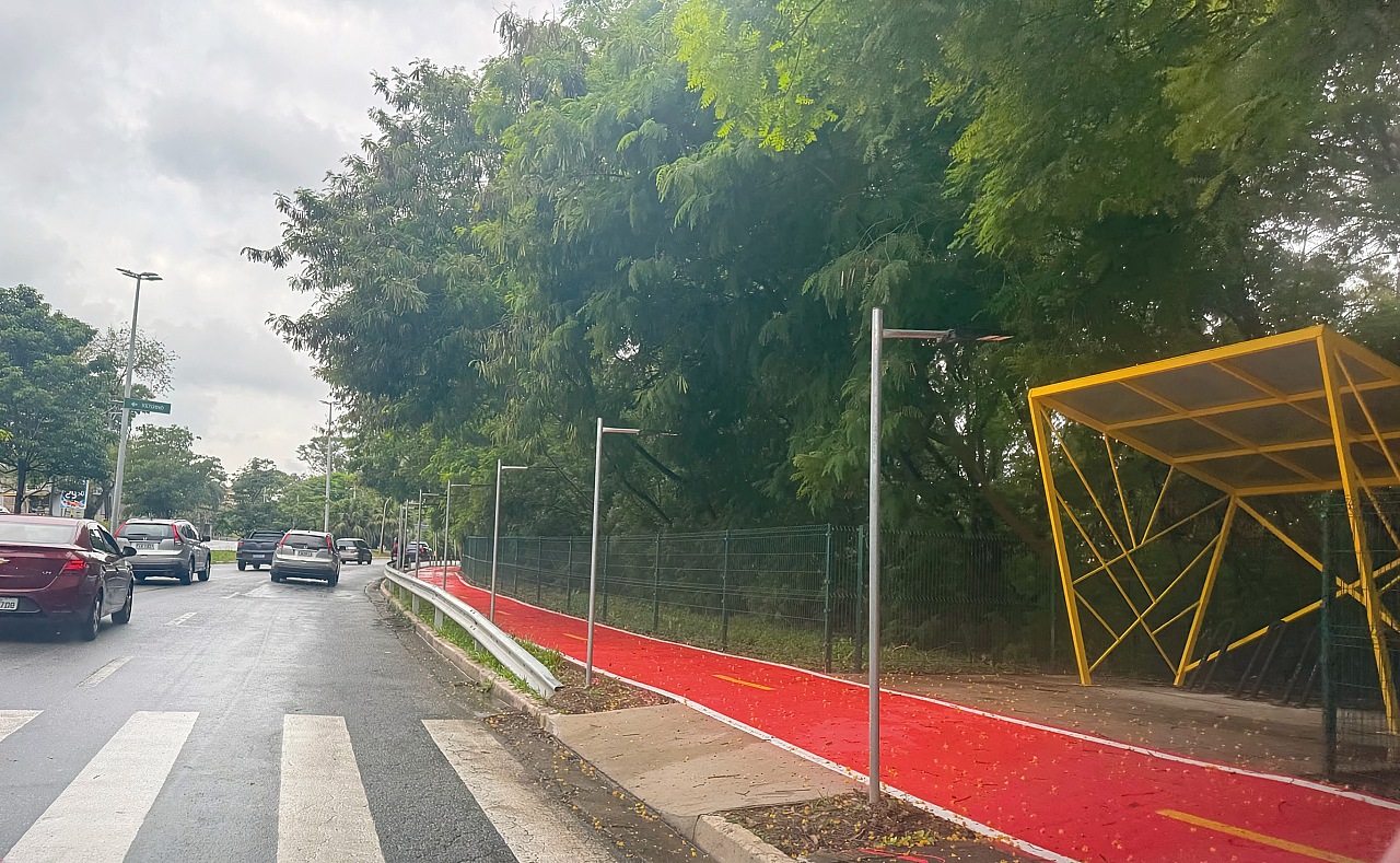 Ciclovia em Alphaville deve ser finalizada no próximo mês