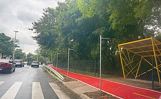 Ciclovia em Alphaville deve ser finalizada no próximo mês