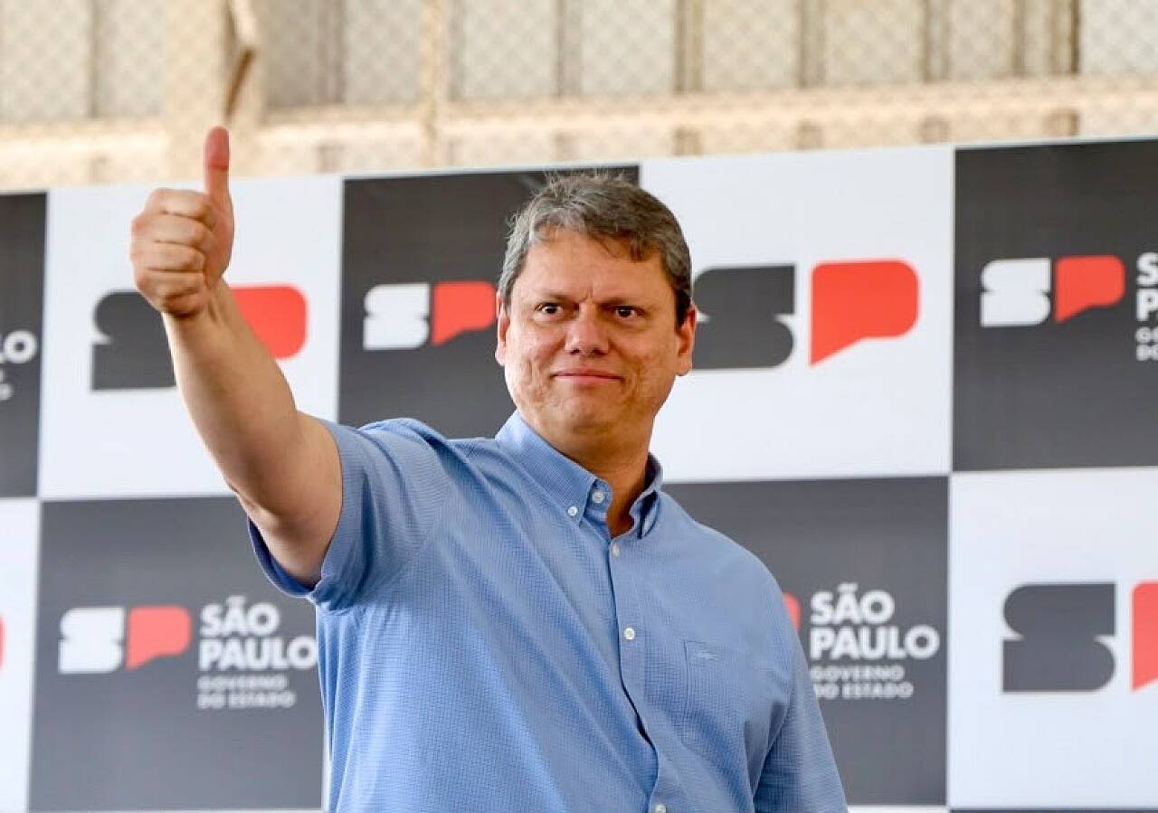 Tarcísio é reeleito governador de São Paulo no primeiro turno