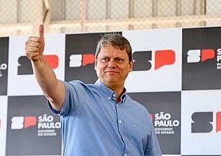 Tarcísio é reeleito governador de São Paulo no primeiro turno