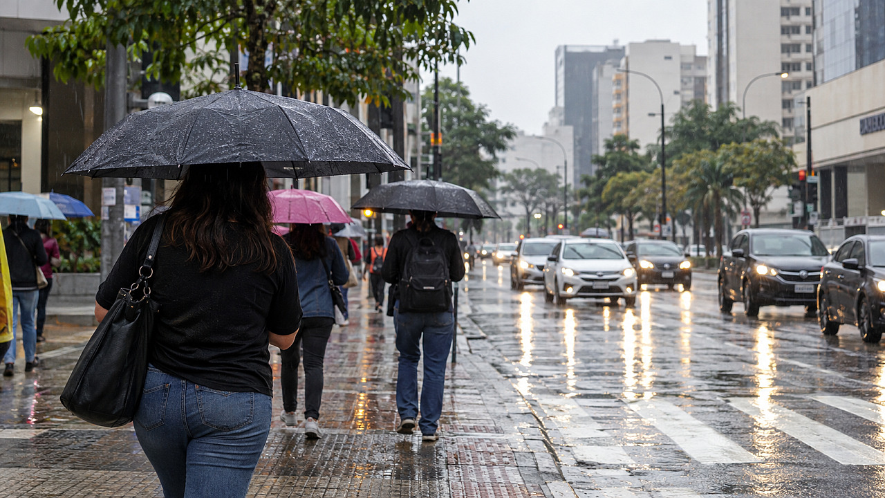 Barueri e região terão chuva forte nesta semana; Inmet alerta para temporais